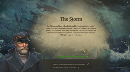 Während der Abenteuer unserer Expeditionscrew müssen wir immer wieder Entscheidungen treffen.