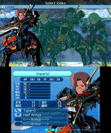 Etrian Odyssey Nexus Schadensklassen: Imperial