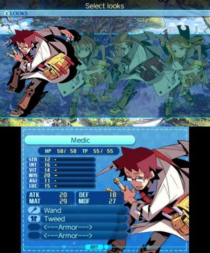 Etrian Odyssey Nexus Heilerklassen: Medic