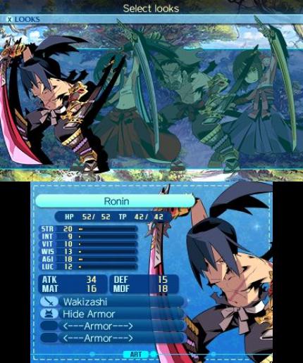 Etrian Odyssey Nexus Schadensklassen: Ronin