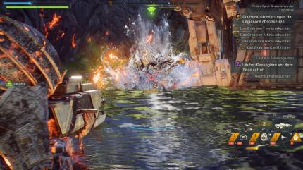 Anthem erschien am 22. Februar 2019 für PC, Playstation 4 und Xbox One. Der Online-Shooter von Bioware fällt aufgrund des geringen Umfangs und vieler Programmfehler bei Fans und Kritikern bislang eher durch.&nbsp;