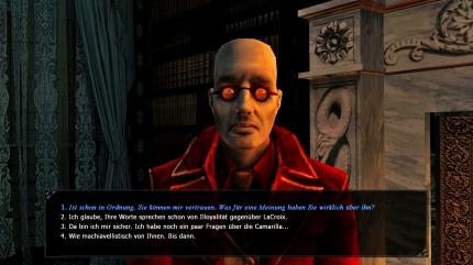 In&nbsp; den großartigen Dialogen spielen wir unsere Stärken aus, sofern wir die nötigen Skills gelernt haben.