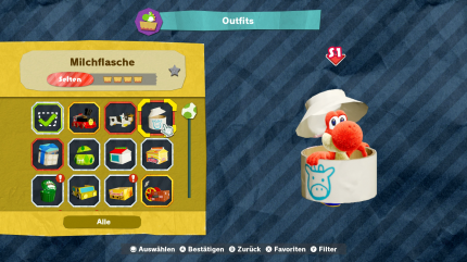 Die Outfits sind in verschiedene Seltenheitsstufen unterteilt und bieten je nach Seltenheit Schutz vor mindestens drei bis maximal sechs gegnerischen Angriffen.