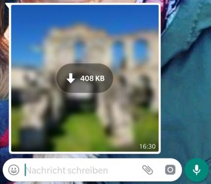 Bei Datendrosselung auf 16 kB/s kommen weder Sprachnachrichten noch Bilder durch. Mit Glück - und etwas Zeit - aber wenigsten Textnachrichten.