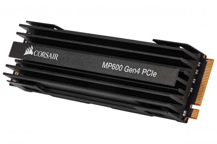 Corsair MP600 PCIe4.0-M.2-SSD mit eigenem Kühlkörper