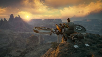 Der Ikarus-Helikopter ist euer wichtigstes Fortbewegungsmittel. (Screenshot mit Foto-Modus erstellt)