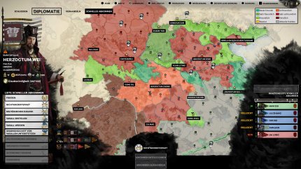 Creative Assembly hat das Diplomatie-System stark überarbeitet. Hilfreich ist nun die Option, schnelle Verträge abzuschließen.