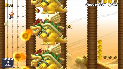 Neu dabei: vertikale Levels! Anstatt von links nach rechts müssen wir dann von oben oder unten oder umgekehrt gelangen. Das ermöglicht ganz neue Herausforderungen.