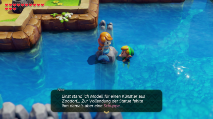 Im Laufe des Abenteuers treffen wir auf allerlei interessante NPCs. Dieser freundlichen Nixe müssen wir auf der Suche nach einem verlorenen Gegenstand helfen.