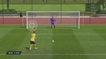 Beim 11m in FIFA 20 trainiert ihr am besten in der Arena oder den Skill-Spielen.