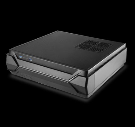 Das konsolenartige SilverStone Raven Z RVZ03 lässt sich vertikal oder horizontal hinstellen.