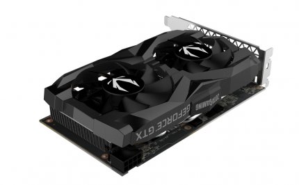 Eine Nvidia GeForce GTX 1660 Super (hier von Zotac) taktet höher als eine AMD RX 5700, ist aber deutlich langsamer.