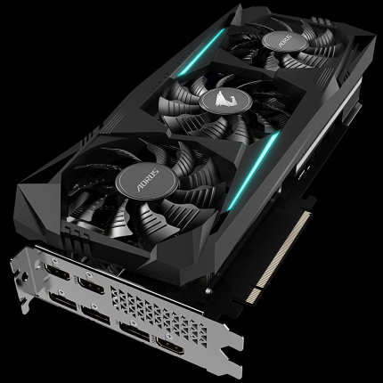 Ein Vertreter des Preis-Leistungs-Siegers AMD Radeon RX 5700 XT: die Gigabyte Aorus RX 5700 XT 8G für 435 Euro.