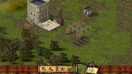 Wirtschaften in Stronghold ist vergleichsweise unkompliziert - vorausgesetzt eure Widersacher zerstören nicht eure Produktionsgebäude.