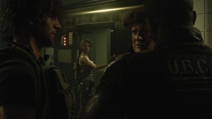 Ihr erreicht die U-Bahn-Station und tretet mit Carlos und seinem Team die Flucht an.