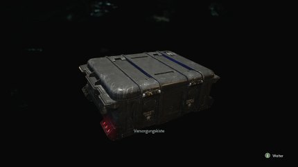 Nemesis dropt an mindestens drei Stellen Waffenupgrades und Munition