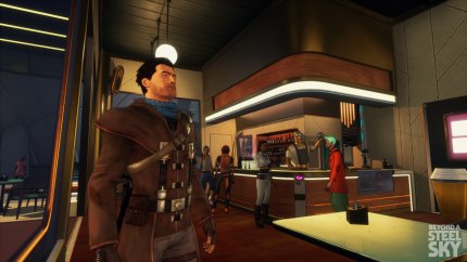 Auf den ersten Blick könnte man denken, Telltale-Spiele und Beyond a Steel Sky teilen sich den selben Look. Jedoch überzeugt der neue Revolution-Titel grafisch weitaus mehr.&nbsp;