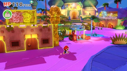 Paper Mario lebt seit jeher davon, über die Grenzen dessen hinaus, was man aus dem Pilzkönigreich gewohnt ist, mit kreativenIdeen und Szenarios zu spielen.