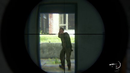 Nutzt euer Gewehr, um die Gegner zu erledigen.