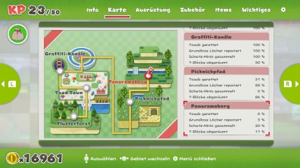 Anstatt wie in den letzten drei Teilen der Reihe Levels erwartet uns diesmal eine zusammenhängende Welt. Von Anfang an frei erkundbar ist sie aber nicht.