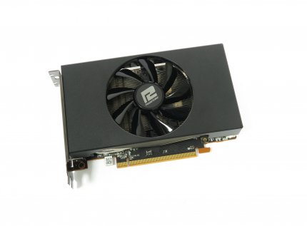 Eine besonders kleine Variante der AMD Radeon RX 5500 XT von Powercolor