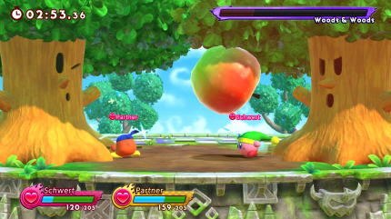 Im Storymodus trefft ihr auch auf die klassischen, ikonischen Kirby-Widersacher wie Stumpf Stumpf – im Doppelpack!
