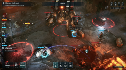 Besonderes Highlight von Gears Tactics sind die packenden Bosskämpfe gegen legendäre Monster wie den Brumak.