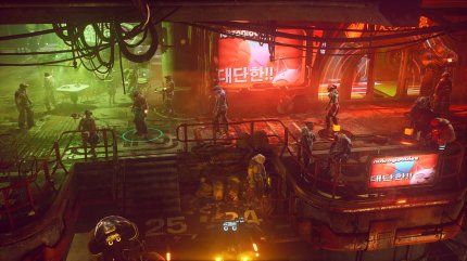 Auf Xbox Series X will The Ascent mit detailverliebten Umgebungen, tollen Licht- und Zerstörungseffekten und sehr geringen Ladezeiten punkten.