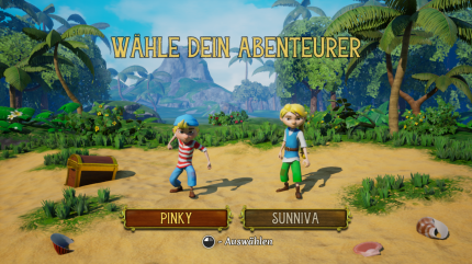 Auch Piratinnen kommen hier nicht zu kurz! Für unseren Spieldurchlauf entschieden wir uns für die mutige Sunniva.