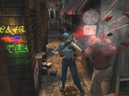 Bei Resident Evil 3: Nemesis (1999) übernimmt Kazuhiro Aoyama den Regieposten, während Mikami im Hintergrund als Produzent alle Fäden zusammenhält.