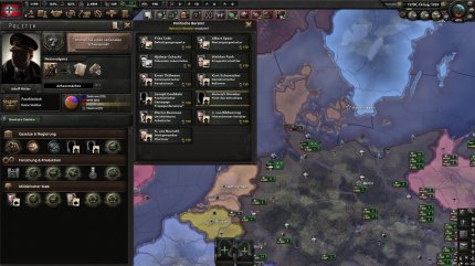 Die deutsche Version von Hearts of Iron 4 unterscheidet sich von der internationalen Fassung. Beispielsweise werden die Gesichter berüchtigter Kriegsverbrecher wie Adolf Hitler gegen dunkle Silhouetten ausgetauscht.<br> &nbsp;