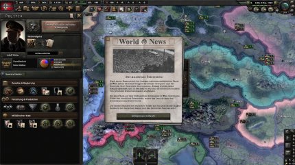 In Hearts of Iron 4 bestimmt ihr selbst, zu welchem Zeitpunkt besondere Ereignisse wie der Anschluss Österreichs eintritt.<br> &nbsp;