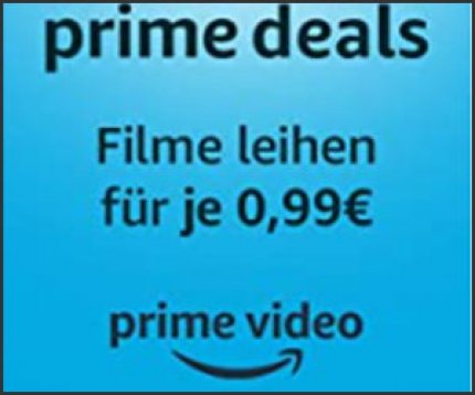 Prime Deals: Filme für jeweils 0,99 Euro leihen.