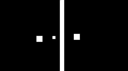 Pong aus dem Jahr 1972: Kaum zu glauben, dass ein paar dicke Balken und ein Quadrat den Anstoß für eine komplett neue Form der heimischen Unterhaltung sorgen sollte.<br> &nbsp;