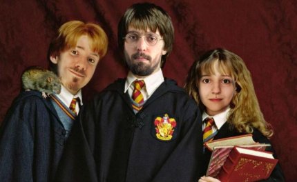 <strong>Nostalgisch &amp; zauberhaft: </strong>Unser Trio ist perfekt vorbereitet für einen spannenden Trip nach Hogwarts.