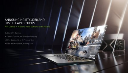 In Notebooks gibt es schon seit dem Frühsommer 2021 eine Nvdia GeForce RTX 3050 - Anfang 2022 könnte es auch eine Desktop-Version geben.