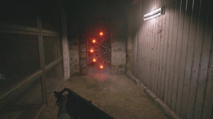 Öffnet diese Türen mit dem Messer, um Munition zu sparen.