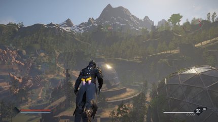 Unser Favorit der kleinen Bugs: Die Flammen des Jetpacks kommen nicht aus dem Jetpack, sondern aus dem Hintern des Helden.&nbsp;