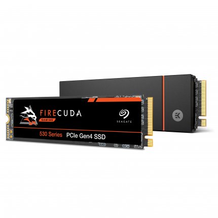 Die Seagate FireCuda 530 M.2-SSD gibt es mit und ohne Kühlkörper