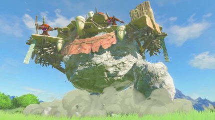 Oben Bokoblins, unten Talos - das nennen wir mal effektives Arbeiten!