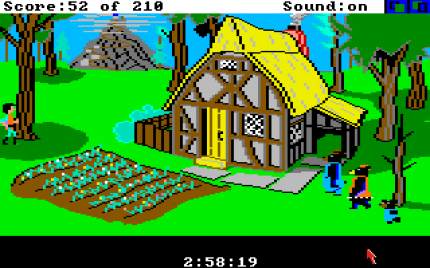 King’s Quest III: To Heir is Human (1986) ist in etwa so umfangreich wie die Storys der beiden Vorgängerspiele kombiniert, avanciert schnell zum Publikumsliebling und schafft es 2016 sogar auf Platz 50 der „Beste Spiele aller Zeiten“-Liste des US-Magazins Time.<br> &nbsp;