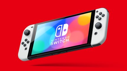 Die Nintendo Switch OLED.