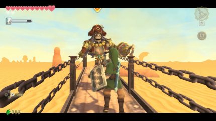 Dieser Miniboss raubte uns dereinst auf der Wii den letzten Nerv! Nun, dank normaler Knopfsteuerung, ist er innerhalb von Sekunden besiegt.
