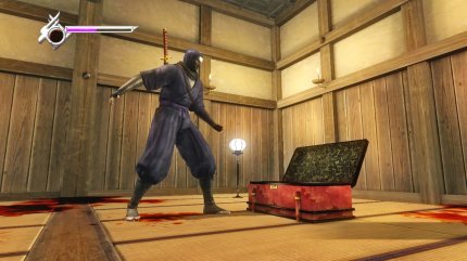 Wer sich genau umsieht, findet Schatzkisten mit nützlichem Inhalt: Heiltränke, neue Techniken und so weiter. Hier zu sehen: Ninja Gaiden Sigma.