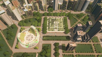 Bild eines Parks in Cities: Skylines 1