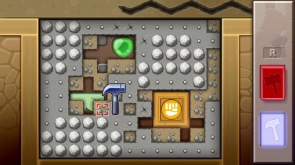 Im Untergrund sind unzählige Schätze verborgen, die ihr vorsichtig mit Hammer und Spitzhacke im Mining-Minispiel zu Tage fördert.