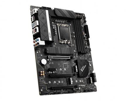 Beim Sockl 1700 von Intel gibt es die meisten Mainboards in Varianten für DDR4- sowie DDR5-RAM - hier ein MSI Pro Z690-A DDR4