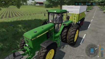 Große Maschinen zu fahren ist durchaus einer der Reize des Landwirtschafts-Simulators.