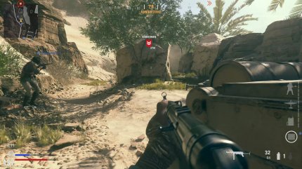 Auch im Multiplayer dürfen wir wieder mit klassischen Waffen wie der MP40 kämpfen.