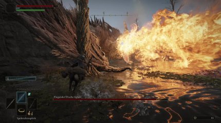 Raytracing war im Network Test noch nicht aktiviert, es soll jedoch per Patch auf PC und Next-Gen-Konsolen in der Vollversion enthalten sein. Ob die Reflexion des Feuers hier dann noch besser aussieht?